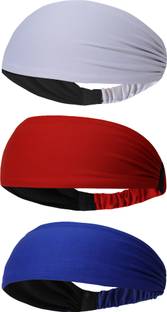 PAROPKAR Sweatbands Sports Headband for Men & Women - 3PCS Moisture Wicking Athletic Head Band