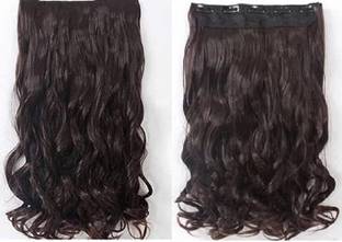 VIVIAN Beautiful Looks Premium Quality Wavy 5 Clip In Hair Extension Hair Clip