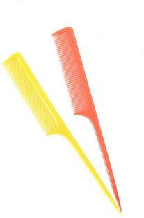 Saavi Beauty Products 2 Pcs Candy Colors Hair Make Care Combs Styling Pointed Rat Tail Comb hair combo