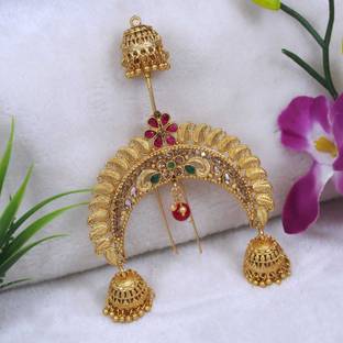 sharneshwar Hair Brooch | Juda Pin | Bridal Hair Accessories for wedding Bun Clip