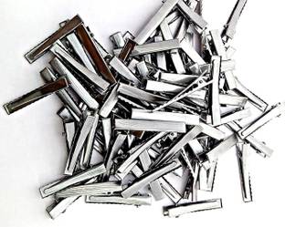 louis india 50pc Hair Clip Alligator Metal Single Prong Pins for Making DIY Hair Accessories Hair Clip