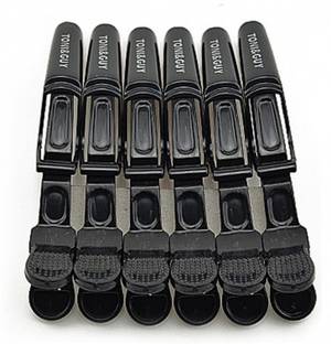 tony&guy Tony & Guy Black Crocodile Clips, Sectioning. Hair Clip