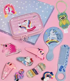 Le Delite unicorn hair clips tic tac glitter hair pin band accesories Hair Clip