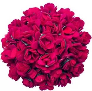 RUCHI Rose Flower & Pollens Hair Bun Full Juda Maker Gajra Bun