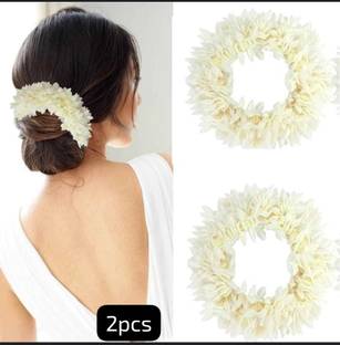 KVY COLLECTION Hair accessories for women Combo of2psc Artificial Gajra (looks like real) Bun