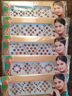 pinaki STYLISH FANCY BINDI#2 Hair Tattoo/Sticker