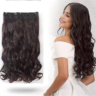 VIVIAN Beautiful Looks Premium Quality Wavy 5 Clip In Hair Extension Hair Clip