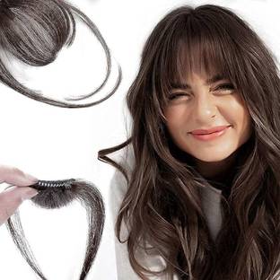Alizz Forehead covering Hair extension extention light hair brown accessor73y Hair Stamp
