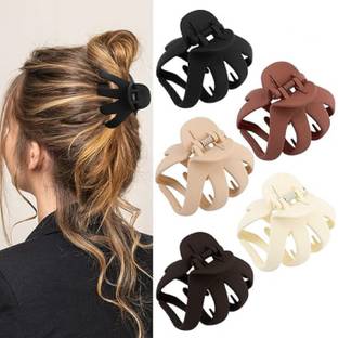 THE MAXIM Matte Hair Claws for Women, Large 3.15" Hair Clips Hair Claw