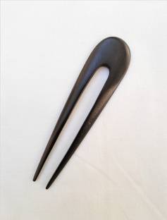 Jain Export Simple Design fork style hair bun stick handmade from wood Bun Stick