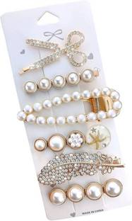 VISMAYA CREATIONS korean clips gold color Hair Clip