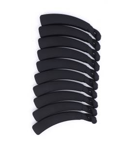 Diversa Solid Banana Clips Big Size Hair Clutchers Clip for Women, Pack of 12 Hair Claw Banana Clip