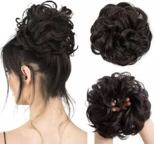 A H S Set - 2 Messy Hair Bun Synthetic Artificial Juda For Women & Girls, 35 Gram. Hair Accessory Set
