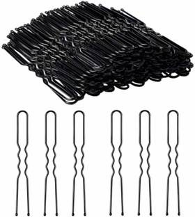 SIOPAWORLD Curved U Shape Hair Pins Bun juda Bobby Hairpin For Hair Style (100 Pcs) Hair Pin