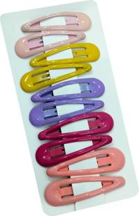 Myra Collection Metal Hair Clips Portable Tic Tac Hair Pins for Girls pack of 10 Tic Tac Clip
