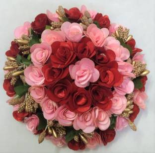 RUCHI Beautiful Artificial Hair Flower South Indian Gajara Bun Bun