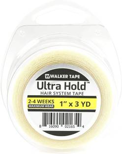 walker Ultra Hold 1 By 3yd Superior Adhesive Transparent Tape for Hair Patch Hair Accessory Set