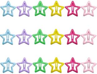 Misa Star Shape Hair Clips Hair Pins for Girls Women (Pack of 10 Pieces Combo) Hair Pin