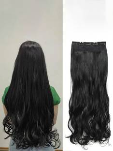 VIVIAN Beautiful Looks Premium Quality Wavy 5 Clip In Hair Extension Hair Clip