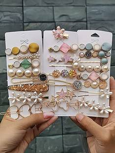 Rubela Fancy Metal clip Style Women's Set Hairpin Korean Style Hair Clip Alligator Hair Hair Pin