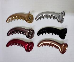 Clucters Women multicolored hair clip Banana Clip