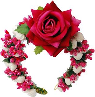 New Jmd Crafts Occasionally wearing Tiara, Gajra, Bun For Girls/Women Bun