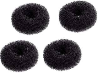 SAYC 4Pc Extra Small Hair Bun Maker Mini Chignon Hair Doughnut Shaper Hair Donut Sock Bun