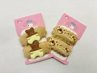 glamvibe Cute Korean Cartoon Tictac Clips For Kids, Girls&Babygirls, Random Kuromi Clips Tic Tac Clip