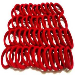 Sharum Crafts Charming Attractive Colorful Rubber Band (Red)v Rubber Band