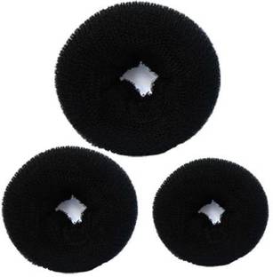 Fancyy Hair accessories Hair Accessories, Hair Styling Tools, Bun Maker Hair Accessories, Combo Offer With Best Prices (Combo of 10 Pcs) 3 hair donuts 3 Banana Puff Maker, 4 piece juda maker Hair Accessory Set