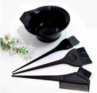 Glosync 4pc of Salon Hair Coloring Dyeing Kit Color Dye Brush Comb Mixing Bowl