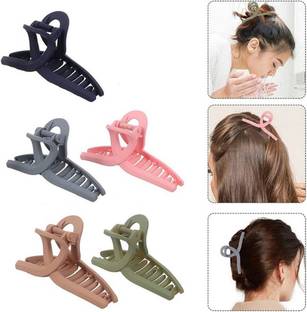 Wallmate 10Pcs Matte Hair Claw Clips Butterfly Pattern Hair Claw For Girls And Women Hair Claw