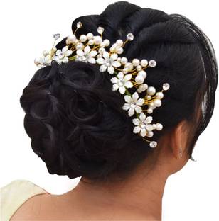 VANITY GLAM WOMEN HAIR ACCESSORY ARTIFICIAL FLOWER Hair Chain