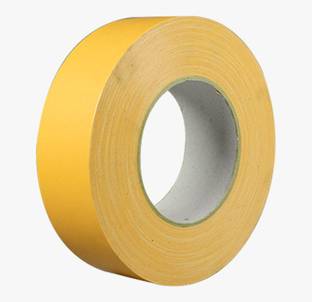 Newlo Hair Yellow Cloth 24m| Double Sided Premium Waterproof Yellow Cloth Tape Hair Accessory Set