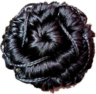 Girdhari Lal Black Hair Bun with Style Curly Brown Juda Women and Girls Hair Juda Bun Bun