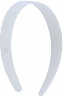 ELECSA white Plastic Headbands pack of 2 Head band Women Girls Hair Band