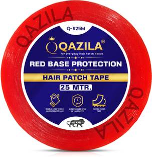 Qazila Wig tape double sided for wigs and patches 25mm red transparent tape/wig tape Hair Accessory Set