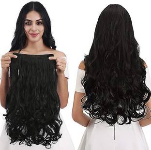 VIVIAN Beautiful Looks Premium Quality Wavy 5 Clip In Hair Extension Hair Clip
