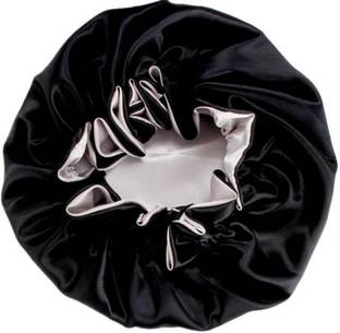 VIYANSHI Adjustable Satin Sleep Cap Hair Bonnet Double Layered Hair Accessory Set