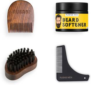 रुबाब में 4-in-1 Grooming Kit| Premium Brush, Butter, Shaper & Comb