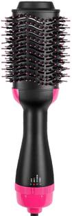 AMOZI Hot Air Brush, 3-in-1 Hot Air Brush, Negative Ion Ceramic Electric Blow Dryer Hair Dryer