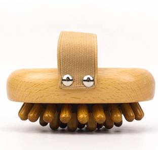 Timbuk2 Hair Scalp Massager, Stress Relax Head Massager Shower Hair Brush, Wooden Brush
