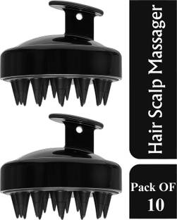 Scure Hair Scalp Massager Shampoo Brush with Long & Soft Silicon Bristles