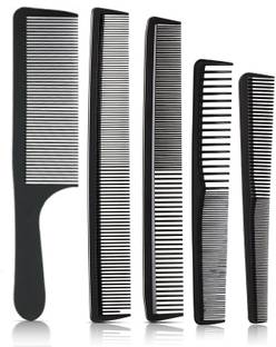 CombZone 5 Anti Static Heat Resistant Hair Cutting Styling Classic Combs