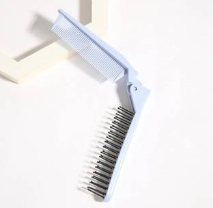 RANORE Foldable Hair Comb+Brush Double Headed Mini Pocket Comb for salon