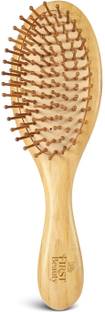 FIRST BEAUTY Bamboo Paddle Hair Brush For Detangling and scalp massager for Men and Women