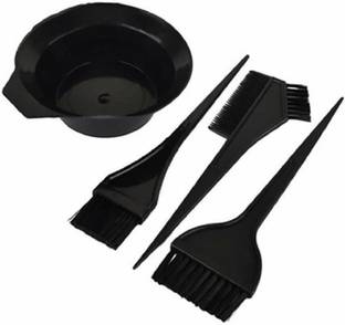 Phiz Beauty Professional Hair Coloring / Dye 3 Brush with Bowl