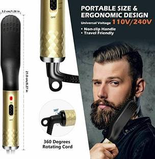 SAFARTRADERS NEW BEARD STRAIGHTENER Hair Straightener
