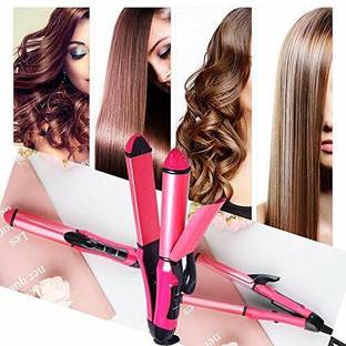 SAFARTRADERS Ns-2009 2 in 1 Professional Hair Straightener and Hair Curler