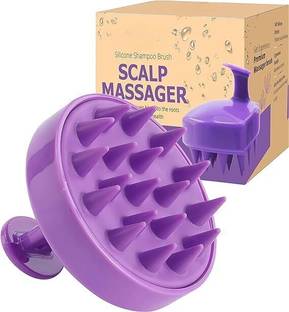 DXDT Scalp Massager,Shampoo Brush, scalp Scrubber With Soft Silicon Bristles